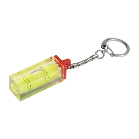 Homecare Products Plastic Clear Mini Level Key Ring, 25PK HO2740010